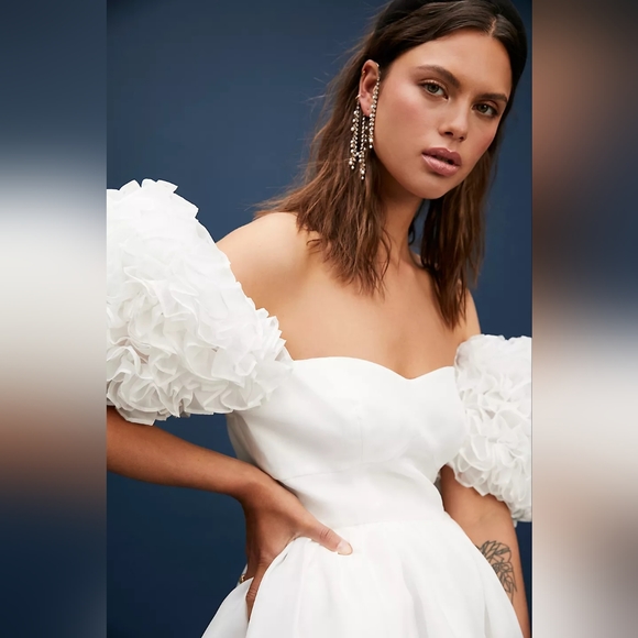 FINAL PRICE! Rare $625 Free People Wedding Gown - Picture 4 of 6